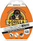 Gorilla Αυτοκόλλητη Υφασμάτινη Ταινία Λευκή 10mx48mm