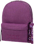 Polo Original Double Scarf Schulranzen Rucksack Junior High-High School in Lila Farbe 2023