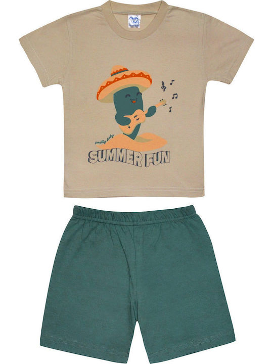 Pretty Baby Kids' Pajamas Summer Beige