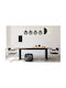 Globo Lighting Pablo Pendant Light Black Rail for 4 Bulbs E27 95x20x120cm