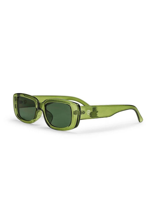 Chpo Nicole Sunglasses with Forest Green Plasti...