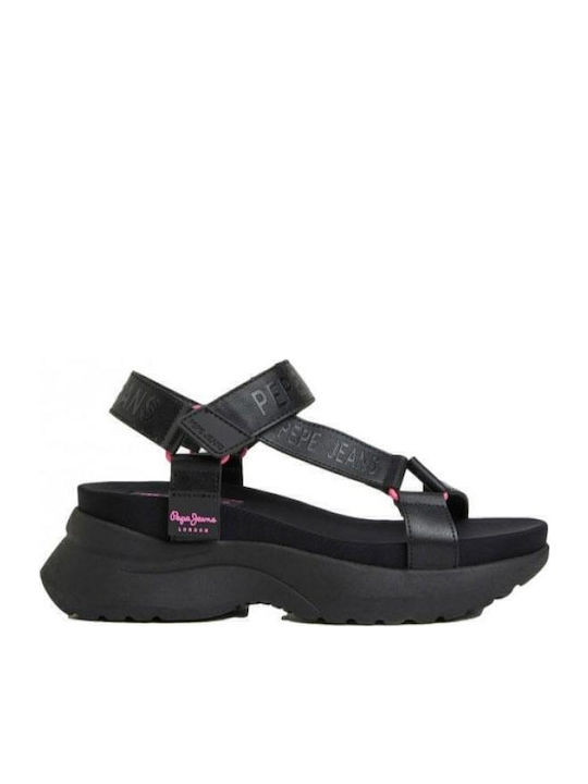 Venus Ace Γυναικεία Σανδάλια Sporty Μαύρα