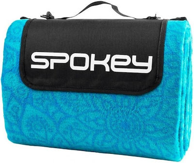 Spokey Picnic Mandala Κουβέρτα Πικ Νικ 210x180cm σε Μπλε χρώμα