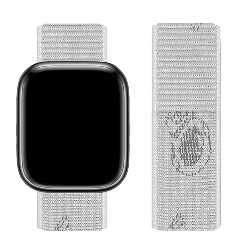 Hoco WA02 Λουράκι Υφασμάτινο Space White (Apple Watch 42/44/45mm