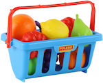 Polesie Plastic Kids Grocery Toy Food Basket 9pcs