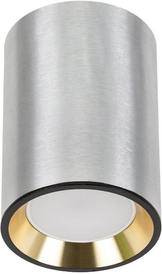 Spectrum Chloe Einzel Spot mit Fassung GU10 in Silber Farbe