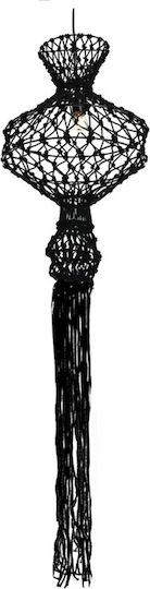 Inart Pendant Light Black 41x105cm