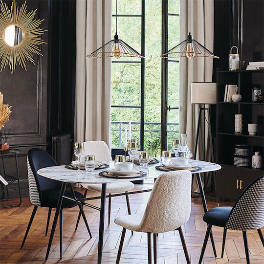 Pakketo Pendant Light Black with Socket E27 45x42cm