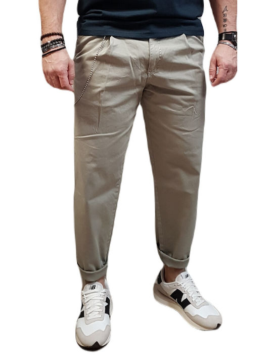 Jack & Jones Ανδρικό Παντελόνι Chino Ελαστικό Ecru