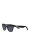 Zippo Women's Sunglasses with Black Plastic Frame and Black Lens OB144-08