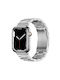 Hoco WA10 Grand Curea Oțel inoxidabil Argint (Apple Watch 42/44/45mm - Ceas Apple 42/44/45mm) 38277