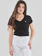 Damen T-Shirt Schwarz