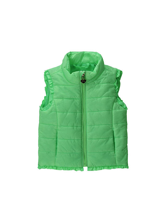 Original Marines Kids Quilted Jacket Sleeveless short Green