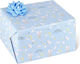 Legami Milano Baby Boy Wrapping Paper for Gift Light Blue 200cm.