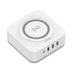 Ldnio Wireless Charger Qi Pad with USB-A Port and 3 USB-C Output Ports 32W Power Delivery White