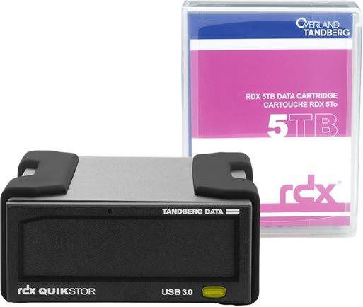 Tandberg Data Μέσο Αποθήκευσης RDX 5 TB USB3+ Kit 8882-RDX