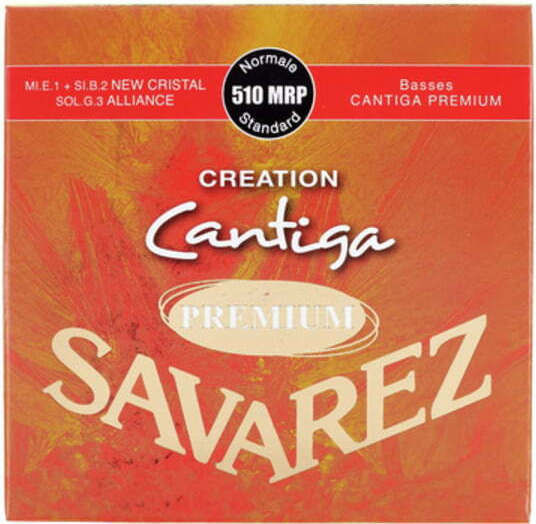 Savarez Creation Cantiga Prem Set of Carbon Classical Guitar Strings 29 - 43"