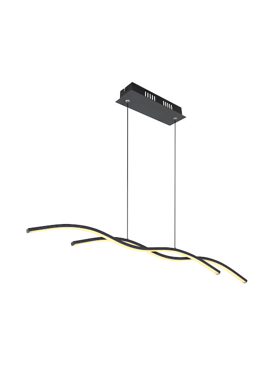 Globo Lighting Pendant Lamp with Built-in LED Black