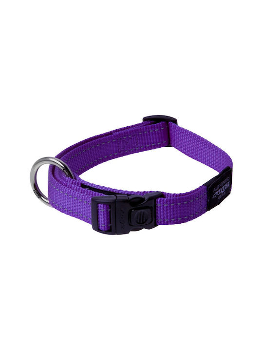 Rogz Dog Collar In Purple Colour Small 20 - 31cm