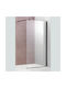 Crown Duschwand für Dusche 70x190cm Schwarz