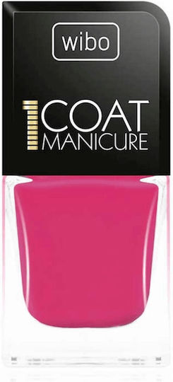 Wibo 1 Strat Manichiură Lac De Unghii Lucios Uscare Rapidă Fuchsia 10 8.5ml