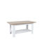 Rectangular Coffee Table Cottage Beige L110xW60xH110cm