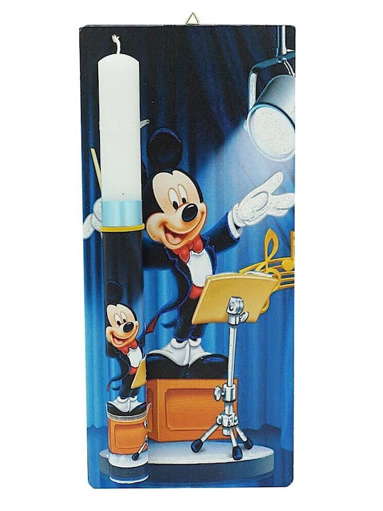 Πασχαλινή Λαμπάδα Mickey Στρογγυλή (Διάφορα Σχέδια)