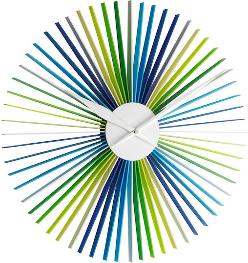TFA Daisy Bunt XXL Wanduhr Kunststoff Mehrfarbig Ø54.5cm