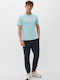 S.Oliver Men's Short Sleeve T-shirt Pastel Turquoise