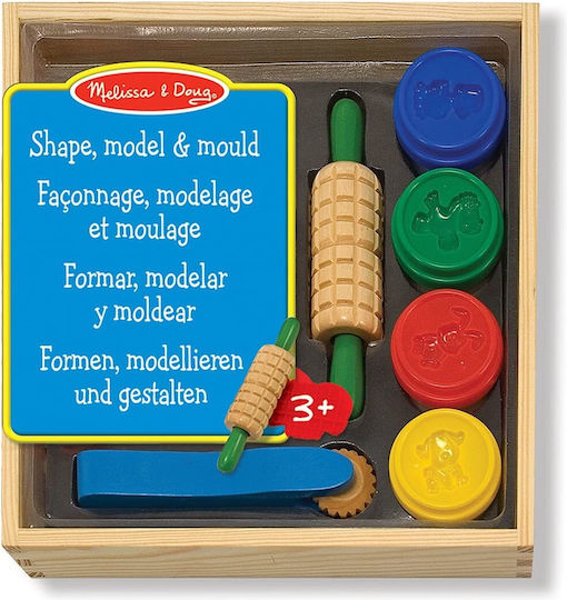 Melissa & Doug Spielset Modellierknete aus Knete mit 4 Farben für 3+ Jahre