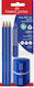 Faber-Castell Grip 2001 Set de 3 Creioane B cu ...