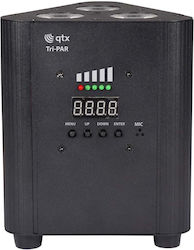 QTX Sound Движеща се светлина LED Фото-ритмични DMX Tri-PAR RGBW