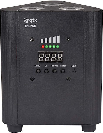 QTX Sound Φωτορυθμικό LED PAR DMX Tri-PAR RGBW