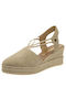 Ragazza Damenplattformen im Espadrilles-Stil Beige