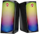 BlitzWolf AirAux 2.0 Speakers with RGB and Bluetooth 10W Black