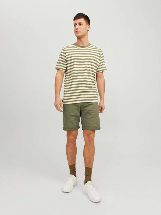 Jack & Jones Ανδρική Βερμούδα Τζιν Green / Deep Lichen Green