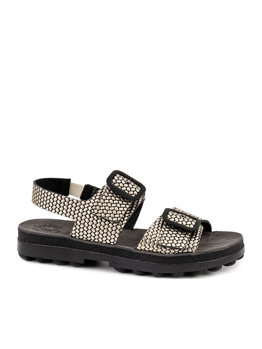 Fantasy Sandals Leather Women's Flat Sandals wi...