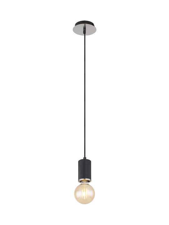Globo Lighting Pendant Lamp E27 Black