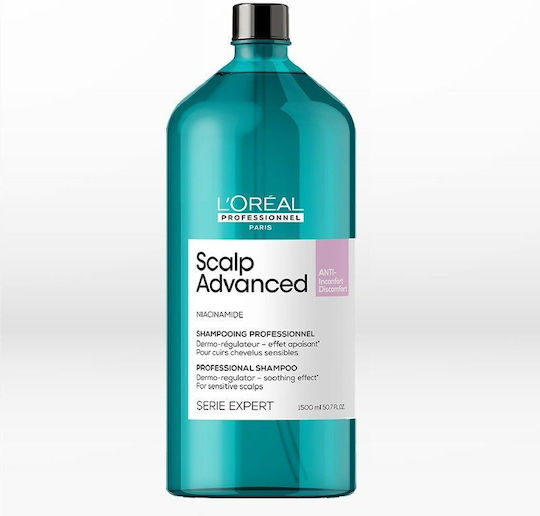 L'Oréal Professionnel Scalp Advanced Σαμπουάν για το Ευαίσθητο Τριχωτό για Όλους τους Τύπους Μαλλιών 1500ml