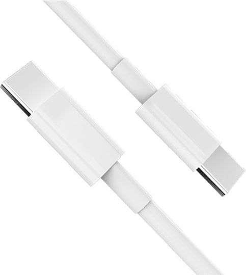 QIHANG QIHANG USB Type-C Cable USB-C Male - USB-C 30W White 1m