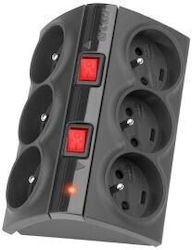 Acar Power Strip Security 6 Sockets with Cable 3m