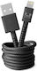 Fresh 'n Rebel Fabriq Braided USB-A to Lightning Cable Γκρι 2m