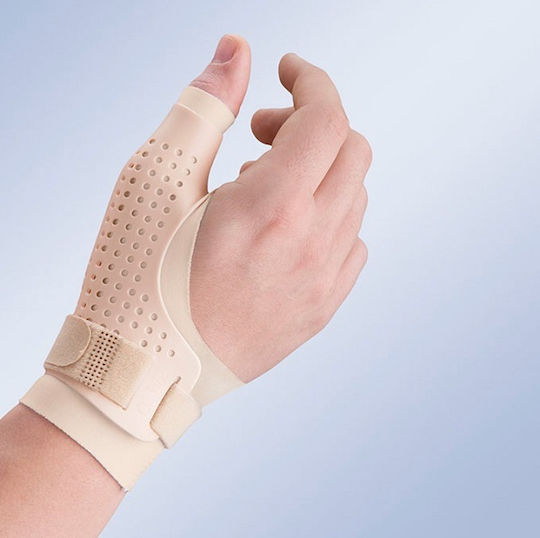 Orliman FP-74 Short Forearm Splint with Thumb Left Side Beige