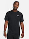 Nike UV Hyverse Herren Sport T-Shirt Kurzarm Dri-Fit Black/White