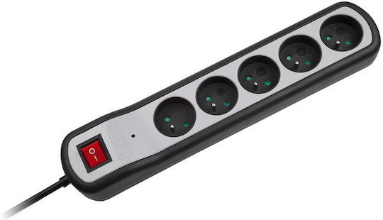 Kemot URZ3063-1,5W Захранваща лента 5 Позиции с Превключвател и Кабел 1.5м