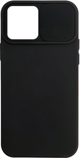Powertech Back Cover Σιλικόνης Μαύρο (iPhone 14 Pro Max)