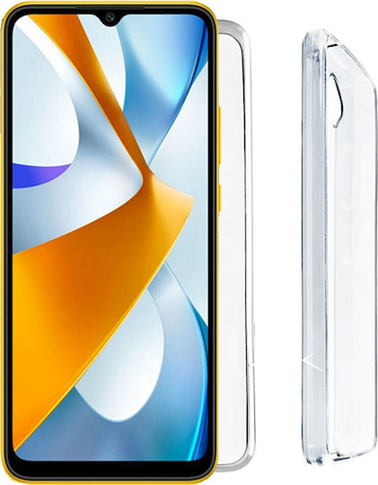 Volte-Tel Slimcolor Air Umschlag Rückseite Silikon Transparent (Poco C40)