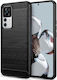 Techsuit Carbon Задна корица Силикон Черен (Xiaomi 12T / 12T Pro)