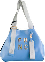 FRNC Γυναικεία Τσάντα Ώμου Γαλάζια