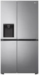 LG GSJV70PZTE Ψυγείο Ντουλάπα NoFrost Υ179xΠ91.3xΒ73.5εκ. Inox